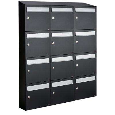 Allux Flow Set 3-Breed, 4-Hoog Met Dak Zwart - 40040070_3x4d