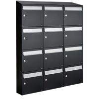 Allux Flow Set 3-Breed, 4-Hoog Met Dak Zwart - 40040070_3x4d - thumbnail