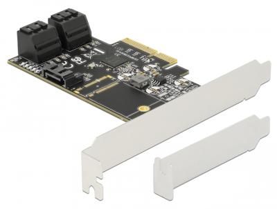 DeLOCK 5-poorts SATA PCIe x4-kaart adapter