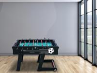 Cougar tafelvoetbalspel 121 x 61 x 81 cm zwart - thumbnail