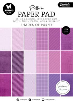 Studio Light • essentials pattern paper pad shades of purple