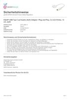 Equip 133460 audio kabel 2 x 3.5mm USB Wit - thumbnail