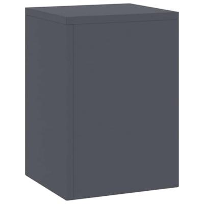 VidaXL Plantenstandaard 2 pcs antraciet 24 x 24 x 35 cm staal