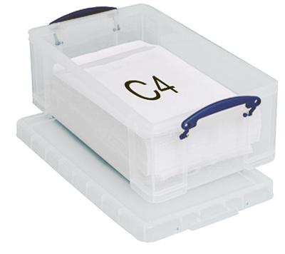 Really Useful Box opbergdoos 12 liter, transparant Really Useful Box opbergdoos 12 liter, transparant