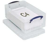 Really Useful Box opbergdoos 12 liter, transparant - thumbnail