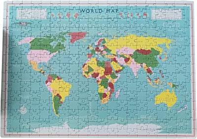 Wereldkaart Puzzel 300 Stukjes