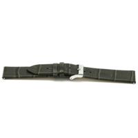 Horlogeband Universeel F815 Leder Grijs 18mm - thumbnail