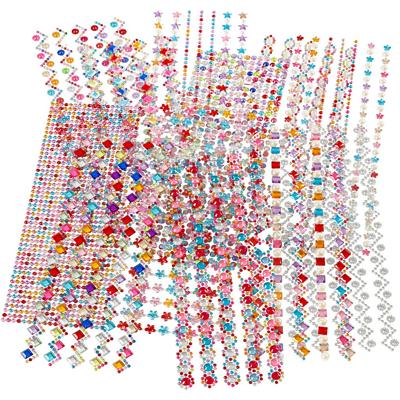 Creativ Company Strasstenen designs 2-10mm, 12 vellen