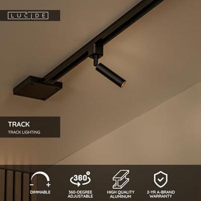 Lucide TRACK KEONI Railspot - 1-fase Railsysteem / Railverlichting - 1xG9 - Zwart Lucide TRACK KEONI Railspot - 1-fase Railsysteem / Railverlichting - 1xG9 - Zwart