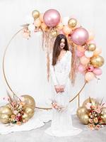 Glossy Ballonnen Rosé Goud (50st) - thumbnail