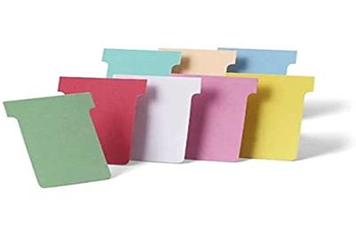 Nobo T-planbordkaarten index 3, ft 120 x 92 mm, wit - thumbnail