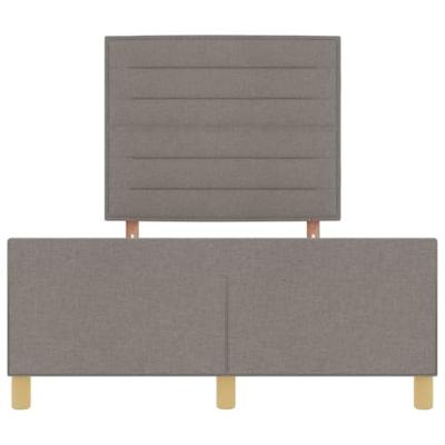 Bedframe met hoofdeinde Taupe 160 x 200 cm Stof