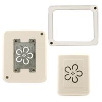 Vaessen Creative • magnetische pons 3d bloem 3,8x4,6cm - thumbnail