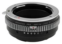 Fotodiox Pro Lens Mount Adapter - Sony Alpha A-Mount DSLR Lens to Sony Alpha E-Mount Mirrorless Camera Body with Built-In Aperture Control Dial - thumbnail