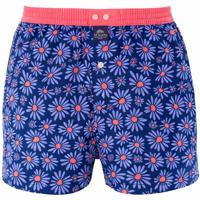 Mc Alson boxer blauw met madeliefjes print - thumbnail