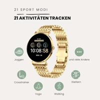 XCOAST SIONA 2 Smartwatch Goud - thumbnail