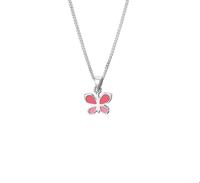 TFT Zilveren Ketting Vlinder 1,4 mm x 36+4 cm - thumbnail