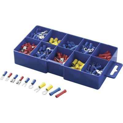 TRU COMPONENTS 732038-450 Assortiment kabelschoenen 0.50 mm² - 2.50 mm² Blauw, Geel, Rood 450 stuk(s) TRU COMPONENTS 732038-450 Assortiment kabelschoenen 0.50 mm² - 2.50 mm² Blauw, Geel, Rood 450 stuk(s)