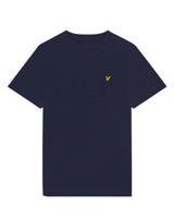 Lyle & Scott winter t-shirt jongens - navy blauw - thumbnail
