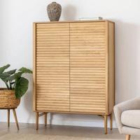 Kave Home Opbergkast 'Lenon' Eikenhout, 144 x 105cm, kleur Naturel - thumbnail
