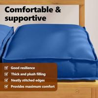 VidaXL Kussen 6 pcs koninklijk blauw 40 x 40 x 8 cm oxford stof - thumbnail