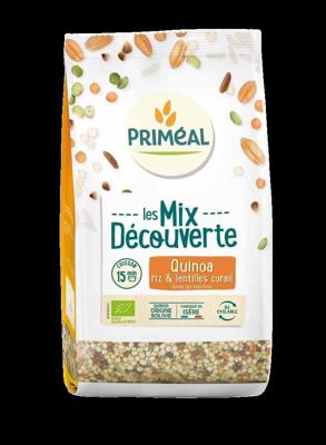 Primeal Mix van quinoa, rijst & rode linzen bio 400 Gram