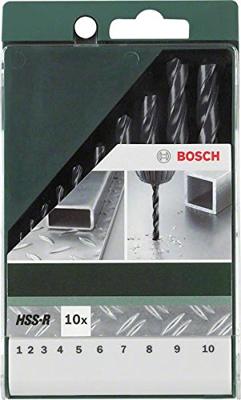 Bosch Accessoires 10-Delige Metaalborenset HSS-R | Din 338 - 2609255030 - thumbnail