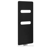 Designradiator Sapho Tabella Open 59x149 cm Mat Zwart - thumbnail