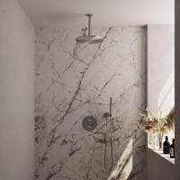 Brauer Brushed Edition Thermostatische Regendoucheset Inbouw - Hoofddouche 30 cm - 3 Weg - Handdouche Rond - Doucheslang - Wandaansluitbocht - Rvs - thumbnail