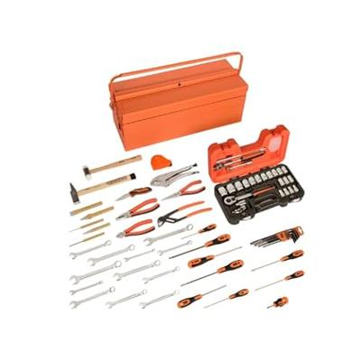 Bahco Gereedschapskist | metaal | met 5 vakken | oranje | 54-delig - 3149-ORTS1 Bahco Gereedschapskist | metaal | met 5 vakken | oranje | 54-delig - 3149-ORTS1
