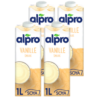 Alpro - Soja Drink Vanille - 4x 1ltr - thumbnail
