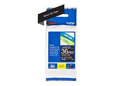 Brother TZe-365 Labeltape Tapekleur: Zwart Tekstkleur: Wit 36 mm 8 m Brother TZe-365 Labeltape Tapekleur: Zwart Tekstkleur: Wit 36 mm 8 m