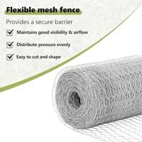 VidaXL Afrasteringspaal zilver 25 x 0,8 m (25 mm gaas) staal - thumbnail