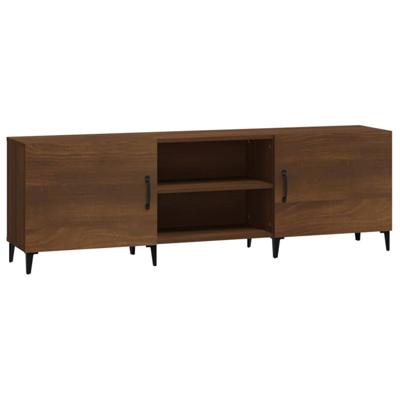 Tv-meubel 150x30x50 cm bewerkt hout bruin eikenkleur
