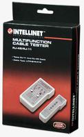 Intellinet 351898 Netwerktester Geschikt voor: CAT 3, CAT 4, CAT 5, CAT 5e, CAT 6, CAT 6A - thumbnail