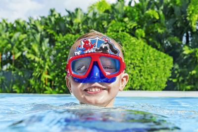 Bestway Spiderman Siliconen Band Kindermasker +3 Jaar Strand en Zwembad 98023