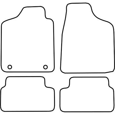 Automatten passend voor Fiat Panda 1981-2003 TMFI502