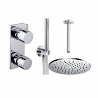 Wiesbaden one-pack inbouwthermostaatset rond type 3 - thumbnail