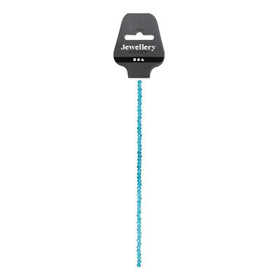Creativ Company Facet kralen turquoise, 45st.