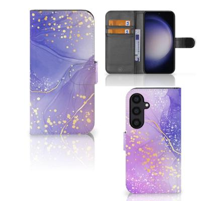 Hoesje voor Samsung Galaxy S24 Watercolor Paars Hoesje voor Samsung Galaxy S24 Watercolor Paars