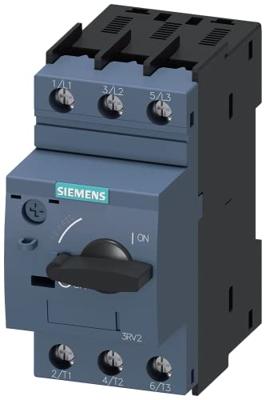 Siemens 3RV2021-1DA10 Vermogensschakelaar 1 stuk(s) Instelbereik (stroomsterkte): 2.2 - 3.2 A Schakelspanning (max.): 690 V/AC (b x h x d) 45 x 97 x 97 mm Siemens 3RV2021-1DA10 Vermogensschakelaar 1 stuk(s) Instelbereik (stroomsterkte): 2.2 - 3.2 A Schakelspanning (max.): 690 V/AC (b x h x d) 45 x 97 x 97 mm