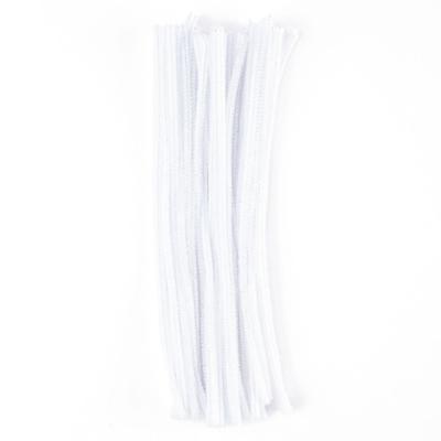 Vaessen Creative • chenilledraden 6mm 50st. 30cm wit