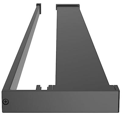 VidaXL Doucheschap voor inloopdouchewand 100 cm aluminium zwart