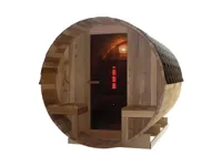 Fonteyn | Barrel Sauna 7+1 Combi | Rustic - thumbnail