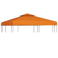 VidaXL Vervangend tentdoek prieel 310 g/m² 3x3 m oranje - thumbnail