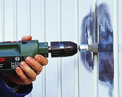 Wolfcraft Penseel-draadborstel | Ronde schacht | Ø25mm | 1 stuk - 8474000