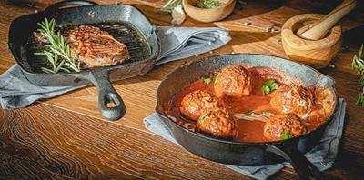 Blackwell Koekenpan Gietijzer / Skillet ø 25 cm - zonder anti-aanbaklaag