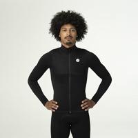 AGU Seamless Fietsshirt Lange Mouwen Performance Heren - Zwart - XS/S - thumbnail