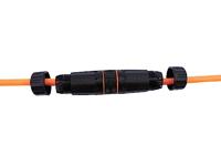 Equip 221162 tussenstuk voor kabels RJ-45 Zwart, Oranje - thumbnail