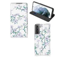 Samsung Galaxy S21 FE Uniek Smart Cover Blossom White - thumbnail